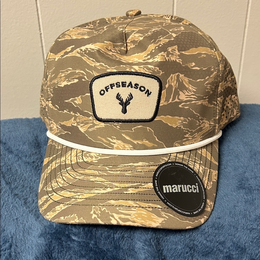 marucci Offseason Camo Baseball Cap - Tan/Beige